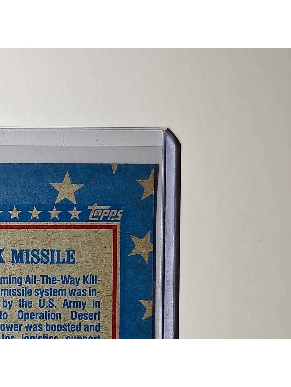 HAWK Missile 1991 Topps Desert Storm #168 Card - Picture 8 of 10